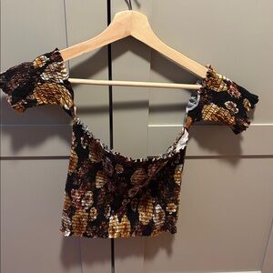 Windsor Floral Smocked Off-Shoulder Top